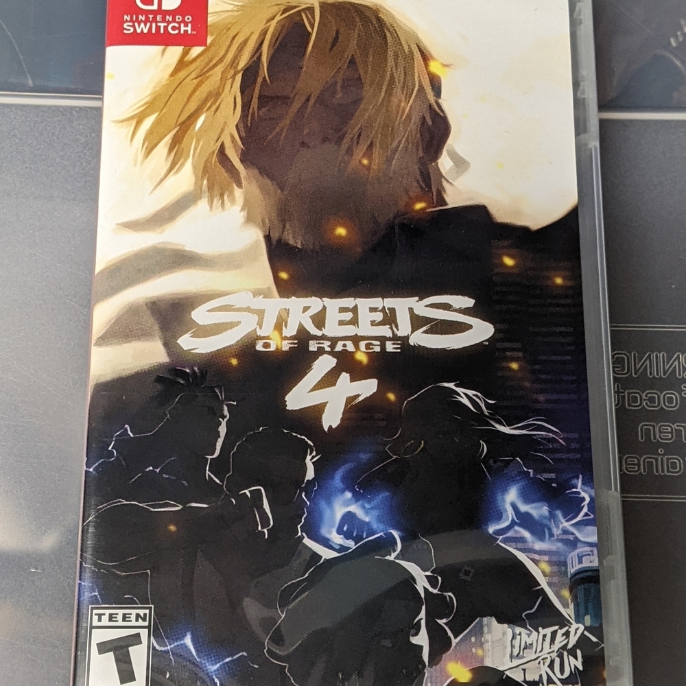 Nintendo Switch Streets of Rage 4 Limited Run New Sealed